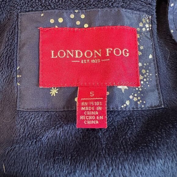 London Fog Girl’s Cinch Waist Coat (5) - Picture 9 of 9